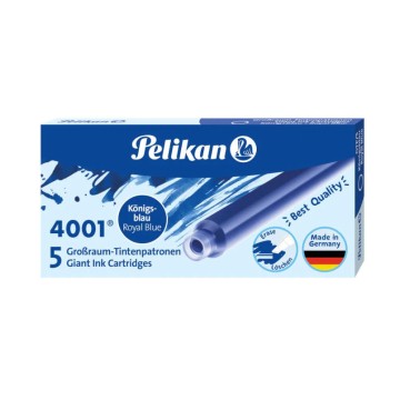 Naboje PELIKAN 4001 GTP/5 [5] (długie) niebieskie