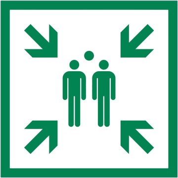 Naklejka MIEJSCE ZBIÓRKI