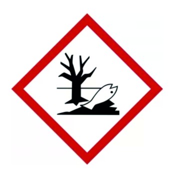 Naklejka piktogram chem PRODUKT NIEBEZ.DLA ŚROD