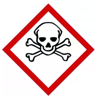 Naklejka piktogram SUBSTANCJE TOKSYCZNE