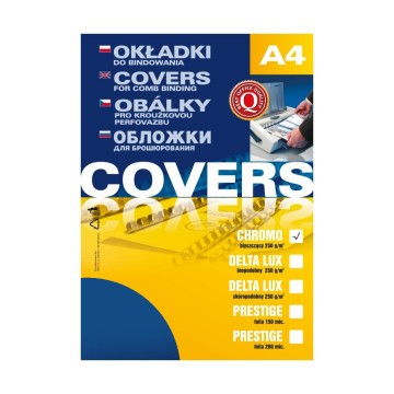Okładki do bind CHROMOLUX błyszczące [100] nieb.