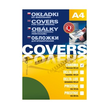Okładki do bind CHROMOLUX błyszczące [100] zielone