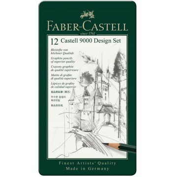 Ołówki FABER CASTELL 9000 ART 2B - 6H [12]