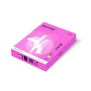 Papier kolor A4 80g [500] neon różowy