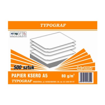 Papier ksero TYPOGRAF 1/2 A4 (A5) [500]