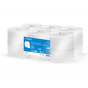Papier toalet. JUMBO celuloza VELVET 140m [12]