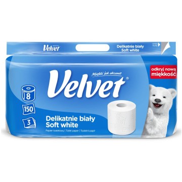 Papier toalet. VELVET DELIKATNIE 3w [8]