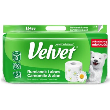 Papier toalet. VELVET RUMIANEK 3w [8]