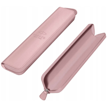 PARKER etui pojedyńcze na suwak różowe