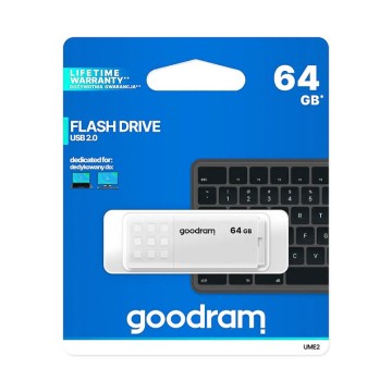 Pendrive GOODRAM USB 2.0 64GB biały
