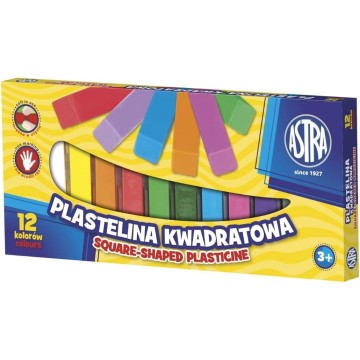 Plastelina ASTRA [12] kwadratowa