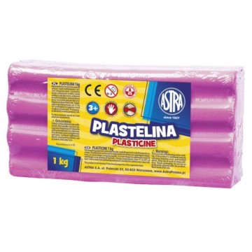 Plastelina ASTRA 1kg różowa