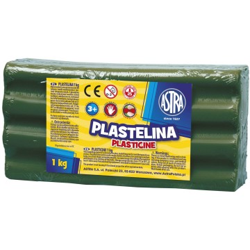 Plastelina ASTRA 1kg zielona ciemna