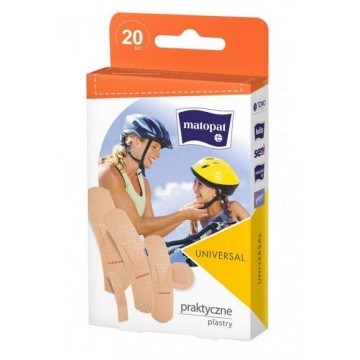 Plastry z opatrunkiem MATOPAT uniwersalne [20]