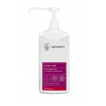 Płyn do dezyn rąk MEDISEPT VELODES SOFT 1L