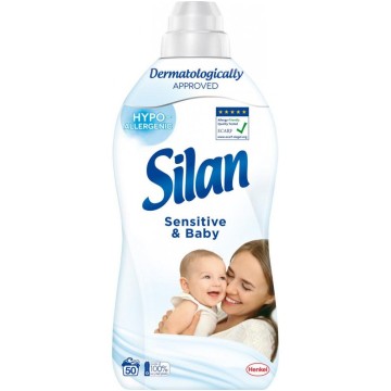 Płyn do płukania SILAN 1100ml Sensitive & Baby