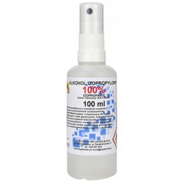 Płyn Izopropanol IPA 100% z atomizerem 100 ml