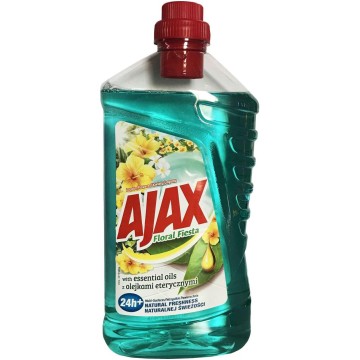 Płyn uniwersalny AJAX 1L KWIAT LAGUNY turkus