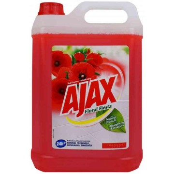 Płyn uniwersalny AJAX 5L POLNE KWIATY czerwony