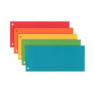 Przekładki 1/3 A4 [100] ESSELTE mix kolorów