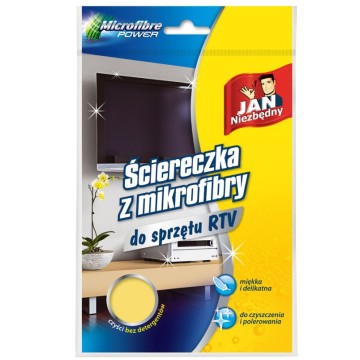 Ściereczka JAN NIEZBĘDNY mikrofibra delikatna RTV