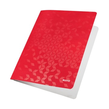 Skoroszyt kartonowy LEITZ WOW czerwony