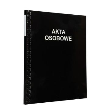 Skoroszyty do akt osob KONFEX b.wew [10] czarne