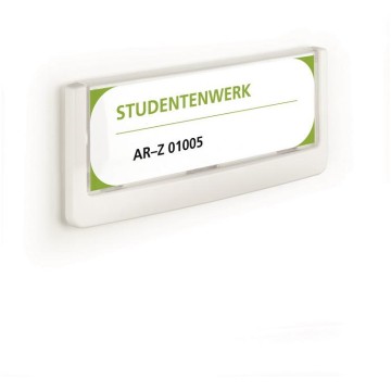 Tabliczka przydrzw. DURABLE CLICK 149x52,5 biała