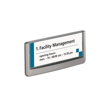 Tabliczka przydrzw. DURABLE CLICK 149x52,5 grafit