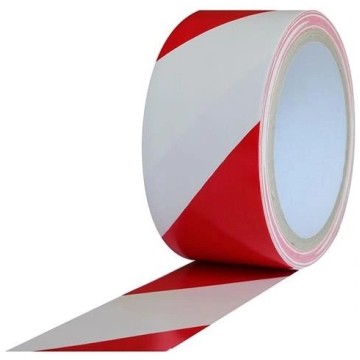 Taśma ostrzegawcza BIAŁO-CZERWONA 75mm/100m