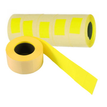 Taśmy do metkow. TOVEL [5] żółta