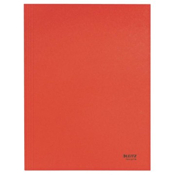 Teczka bez gumki kartonowa LEITZ RECYCLE czerwona