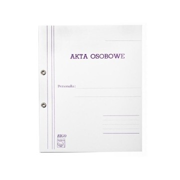 Teczka do akt osobowych BIGO oczkowa