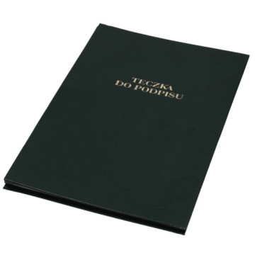 Teczka do podpisu BB 10kart. zielona