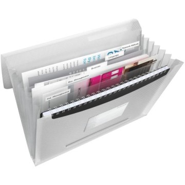 Teczka harmonijka ESSELTE VIVIDA 6 przegr. biała