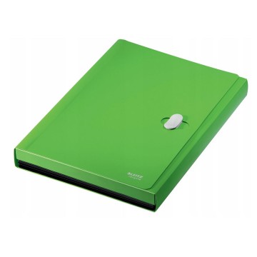 Teczka harmonijka LEITZ RECYCLE 5 przegr zielona