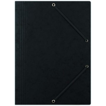 Teczka z gumką preszpanowa DONAU czarna