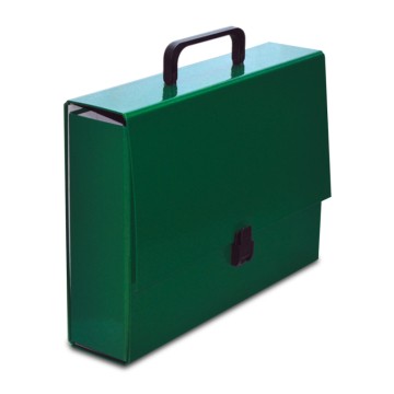 Teczka z rączką VAUPE CLASSIC 8cm zielona