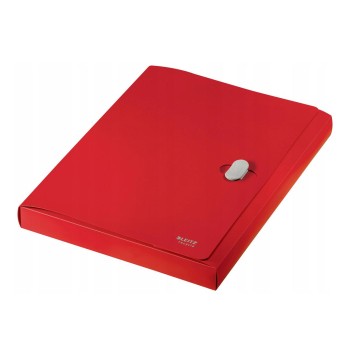 Teczka z zap. PP LEITZ RECYCLE A4 30mm czerwona