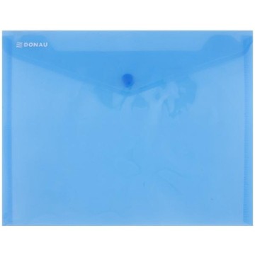Teczka z zatrzaskiem C5 DONAU niebieska