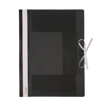 Teczki wiązane plastikowe BIURFOL [25] czarne