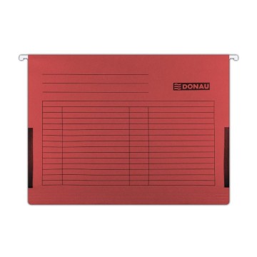 Teczki wiszące DONAU (boczki) [5] czerwone