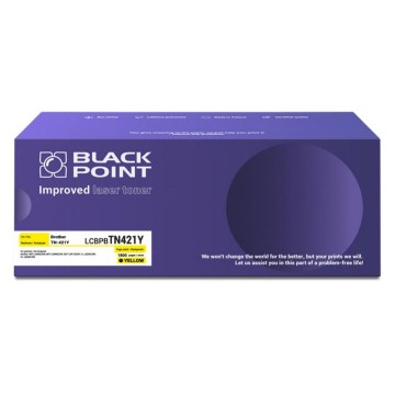 Toner BROTHER TN 421 żółty BLACKPOINT (1.800)