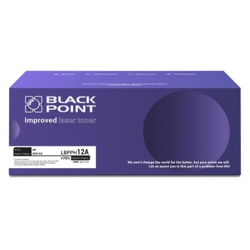 Toner HP 12A (Q2612A) czarny BLACKPOINT (3.500)