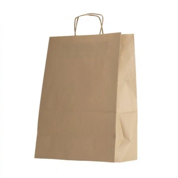 Torba papierowa ECOBAG 305x170x340mm brązowa