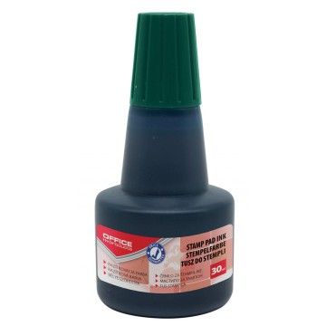 Tusz do pieczątek OFFICE PRODUCTS 30ml zielony