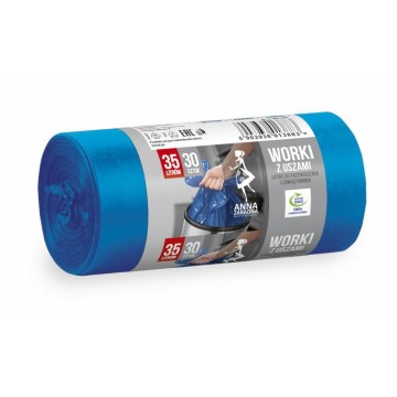 Worki na śmieci 35L LD [30] AZ z uszami nieb.