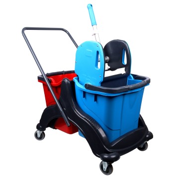 Wózek PC 2x25L PODST ABS+WYCISK SZCZĘKOWY