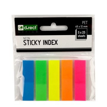 Zakładki D.RECT PP 5x25 (12x45mm)