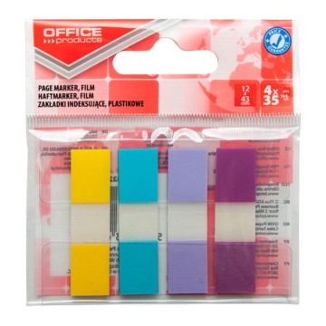 Zakładki OFFICE PROD PP 4x35 (12x43mm)